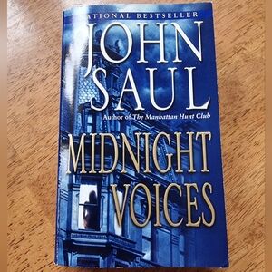 🌟FREE ADD-ON🌟Midnight Voices Paperback Book by John Saul 2003